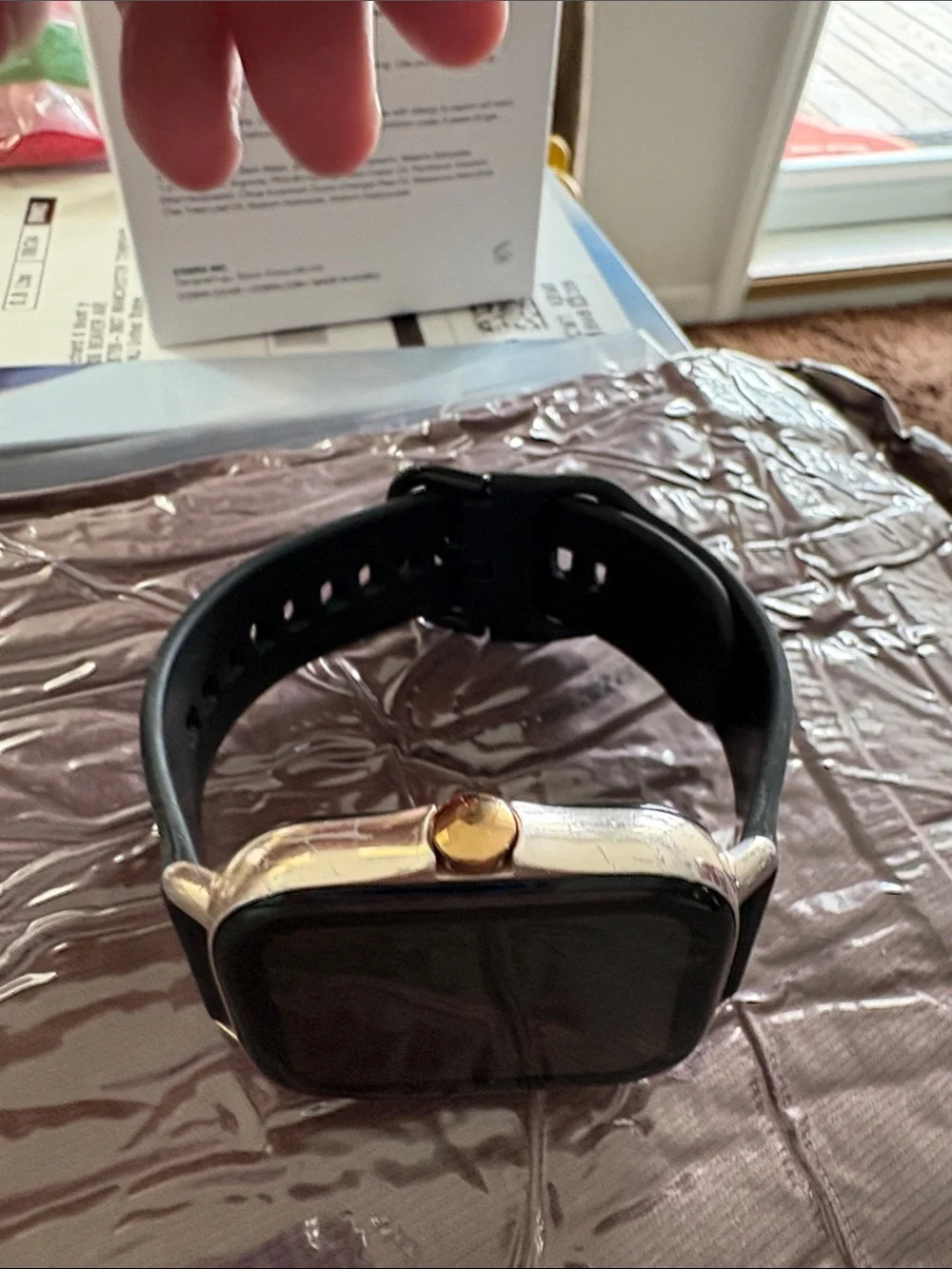 Amazon Amazfit gts 2 Black Smartwatch with Silicone Band